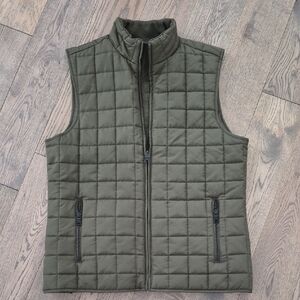 Men's Quilted Forest Green Vest